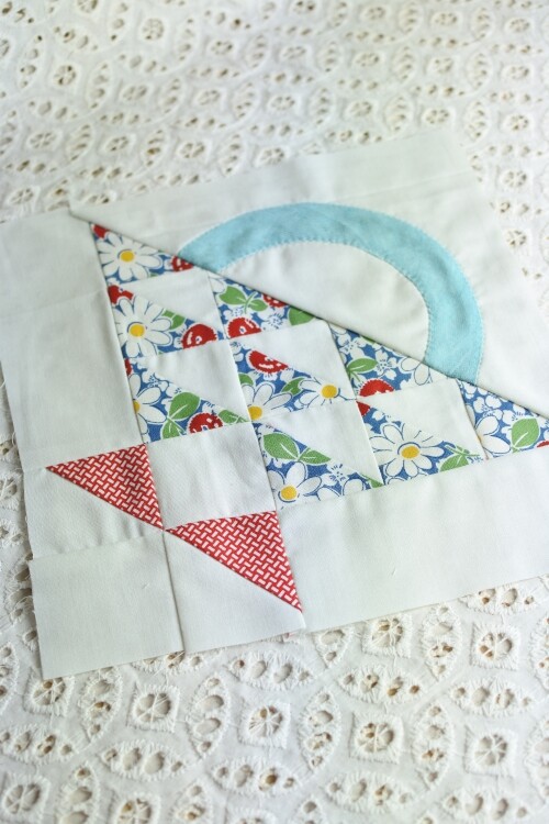 チェリーバスケットのキルト 1 : Quilt Qufu blog