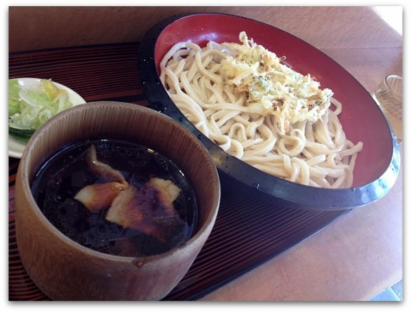 手打うどん きくや 武蔵大和 東村山 肉汁うどん３ｌ がぶがぶ君