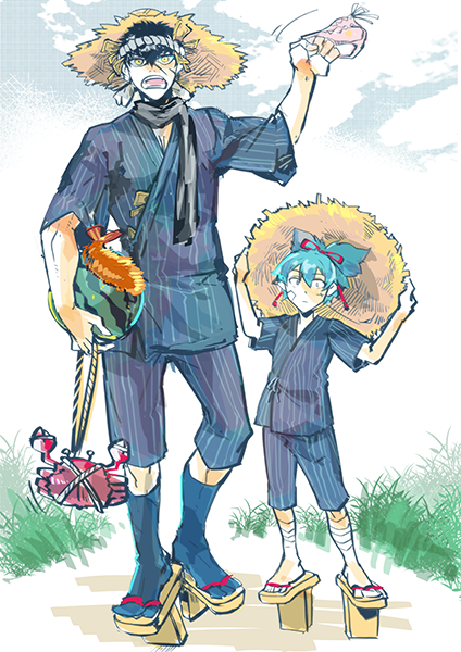 刀剣乱舞 たぬきと小夜ちゃんが甚平で 夏仕様 あと蜂須賀のパンツ 刀剣乱舞 とうらぶ審神者そくほー 刀剣乱舞 たぬきと小夜ちゃんが甚平で 夏仕様 あと蜂須賀のパンツ 刀剣乱舞 とうらぶ審神者そくほー