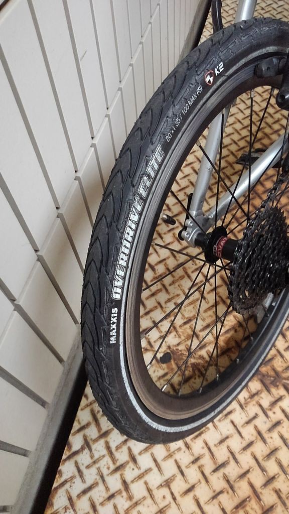 Maxxis Overdrive EliteをRail20に装着 : Rail20とPursuer