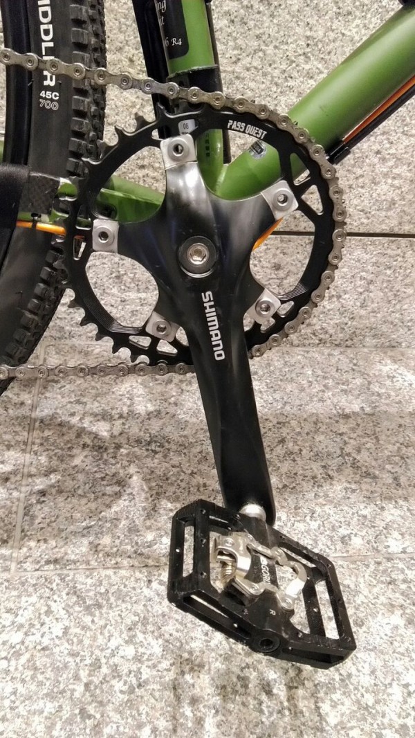 3号機Muirwoods29 SE クランク交換、楕円ナローワイドチェーンリング