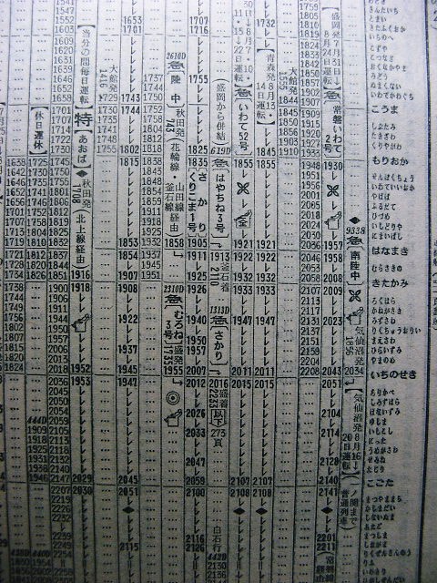 急行いわて号さぼ