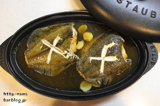 ストウブで 真カレイの煮付け の献立 Ram S Bar Powered By ライブドアブログ
