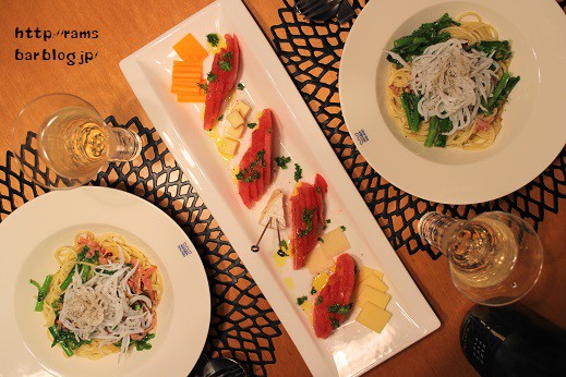 パスタ番長の 釜揚げ白魚と菜の花のスパゲッティ な夜 Ram S Bar Powered By ライブドアブログ