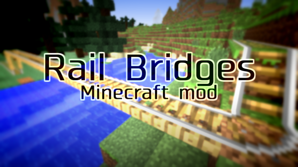 空中に設置する用のレールを追加 Rail Bridges Mod Minecraft Ramsのマイクラブログ