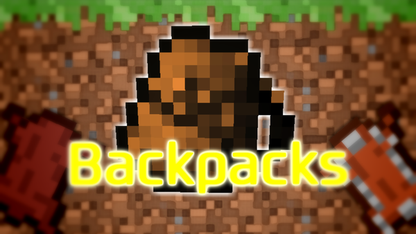 インベントリがすぐいっぱいになってしまう方へ Backpacks Minecraft Ramsのマイクラブログ