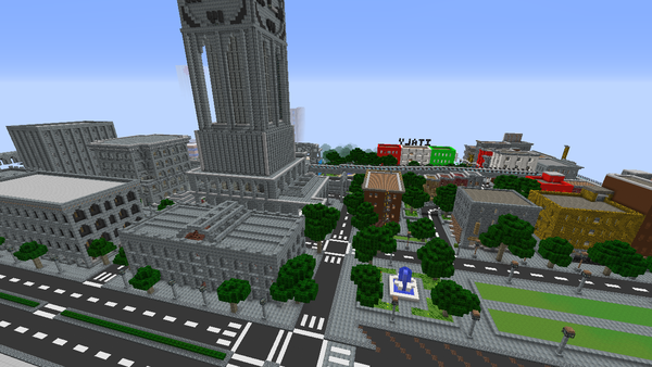 細かい所まで作りこまれている大都市配布ワールド Union Islands Minecraft Ramsのマイクラブログ