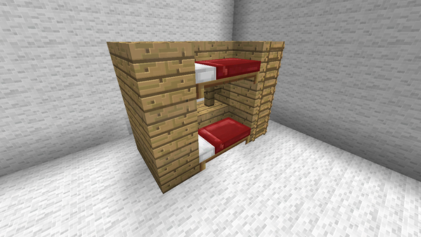 家具をデフォルトにあるブロックで再現してみる Minecraft建築
