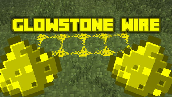 グロウストーンパウダーを地面に設置 Glowstone Wire Ramsのマイクラブログ