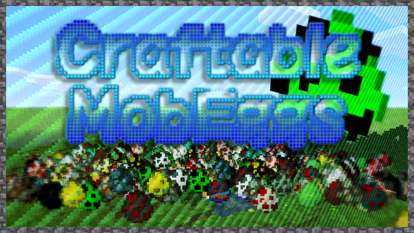 スポーンエッグがサバイバルで作れるように Crafttable Mobeggs Minecraft Ramsのマイクラブログ