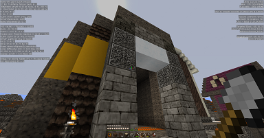 街 ジャングルの家の外観完成 ボケっとマイクラ