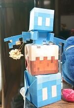 ペーパー マイクラ折り紙風船 ボケっとマイクラ