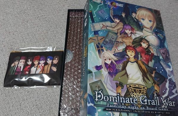 開封！Fateボドゲ！Dominate Grail War！ 100円ショップのスリーブでは