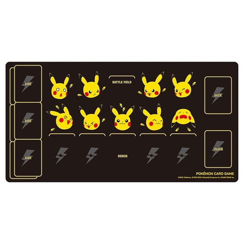 ポケモンカードゲーム ラバープレイマット ピカチュウとかみなり他