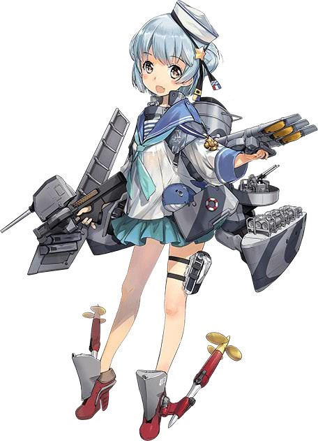 艦これ 4 23アップデート 祝 五周年と米駆逐艦 陽炎改二 浦風丁改の実装 タイニー工房