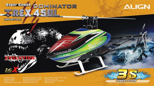 ALIGN T-REX450L DOMINATOR Super Combo(3S)(6S) 組み立て方公開ページ