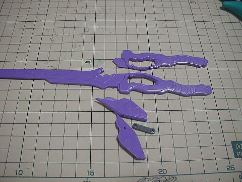 武器の作成 ２ 趣味オヤジの投資でガンプラ パーフェクトグレード製作記