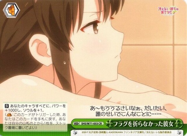 宝扉冴えカノを知る（ヴァイス） : じっくりコトコト煮込んだ豆腐