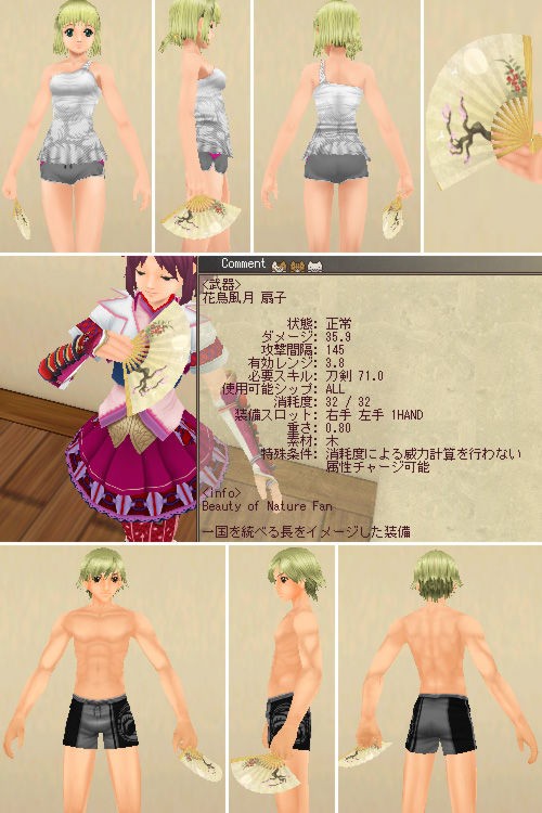 花鳥風月装備 Moe情報まとめ らしきもの
