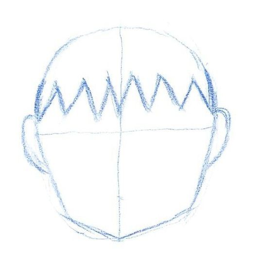 髪の毛の練習 おっさんのイラスト初心者成長ブログ