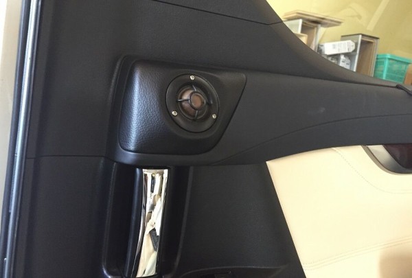 30アルファード リアスピーカーにPHASSの大きいツイーター入れてみる