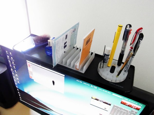 L-board】PCモニタや液晶テレビの上に棚（物置台）を作る製品の紹介