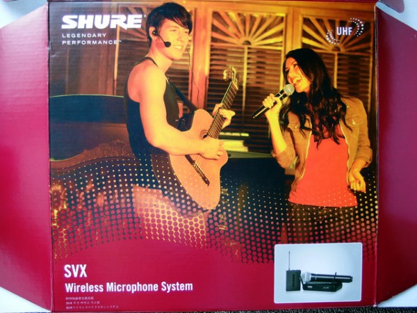 ワイヤレスマイクの紹介（SHURE SVX ワイヤレスシステム） with とうふ