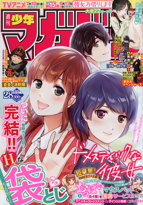 ドメスティックな彼女 最終話」レビュー 週刊少年マガジン 第28号（6月