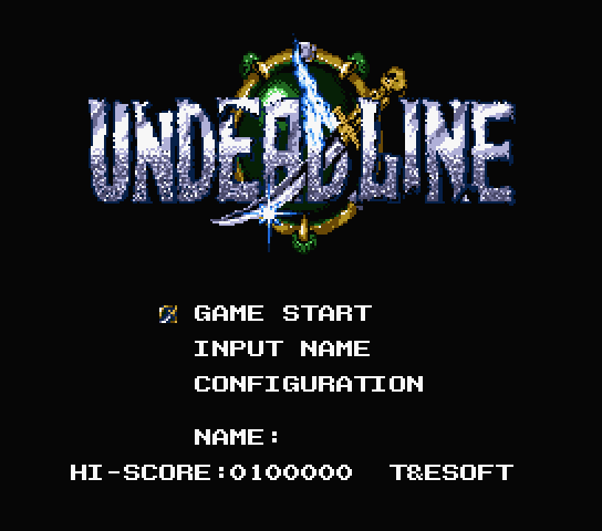 アンデッドライン BGM] [msx2] [opll] アンデッドライン [Undeadline] - YouTube