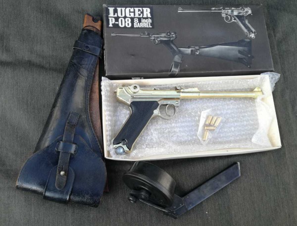 Luger P08 8inch ストック スネイルマガジン付き Luger P08 8inch ストック スネイルマガジン付き
