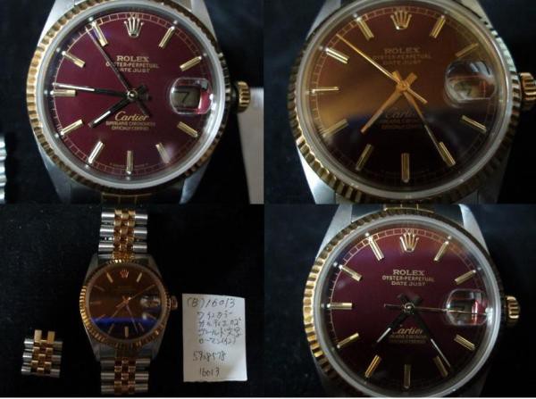ROLEX - ロレックス デイトジャスト カルティエ コラボ ダブル