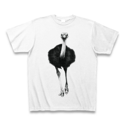 ダチョウtシャツ リアル絵tシャツの世界