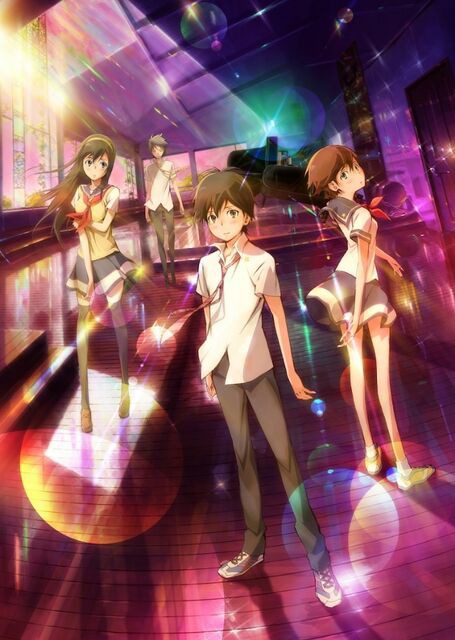 ポスター「銀色飛行船」アニメーション映画『ねらわれた学園』の 