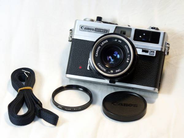 動作品】Canon Datematic デートマチック レトロカメラ - フィルムカメラ