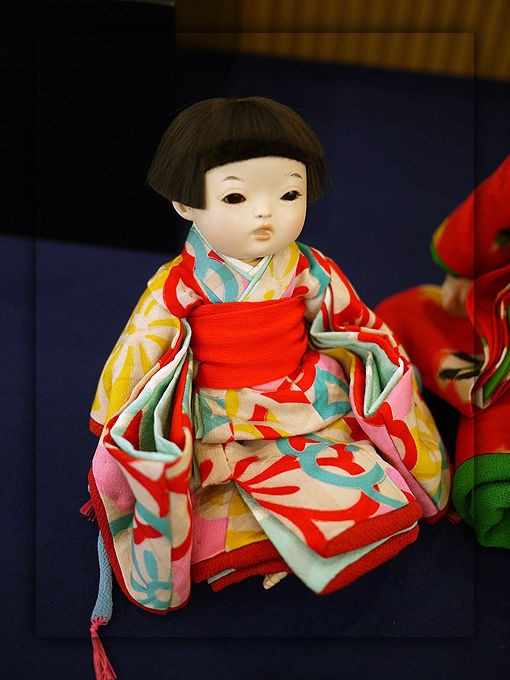 市松抱き人形 山崎明咲展 : お人形とわたし