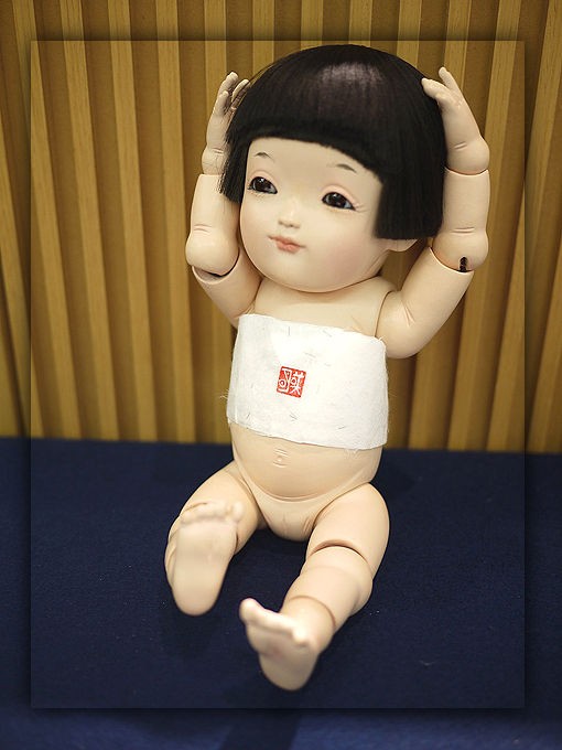 市松抱き人形 山崎明咲展 : お人形とわたし