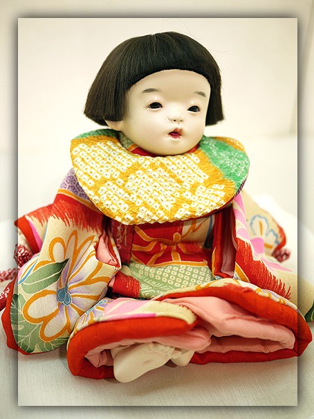藤村明光作♪市松人形 頭♪あどけない表情♪昭和後半♪取れない汚れ 市松人形 藤村明光 日本人形 - メルカリ