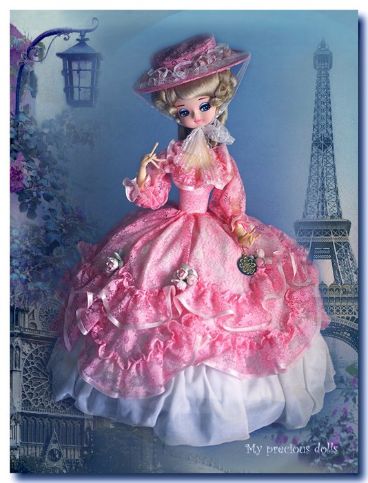昭和レトロなフランス人形 : お人形とわたし