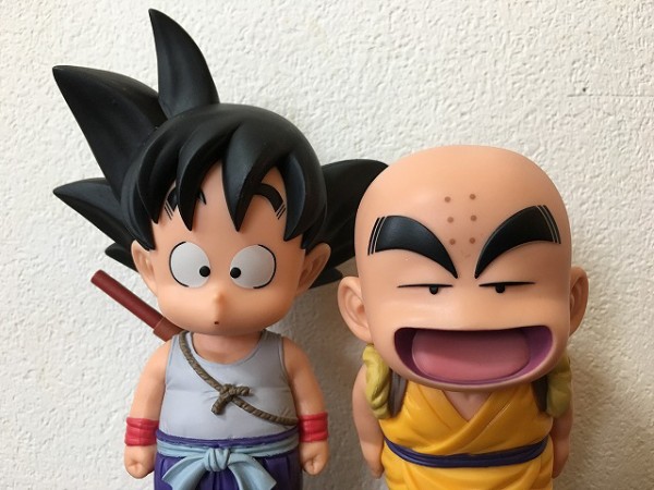 レビュー]ドラゴンボール DRAGONBALL COLLECTION 孫悟空&クリリン : フィギュア☆サンザイ～(ﾜﾝﾋﾟｰｽ・ﾄﾞﾗｺﾞﾝﾎﾞｰﾙの フィギュアをレビュー)