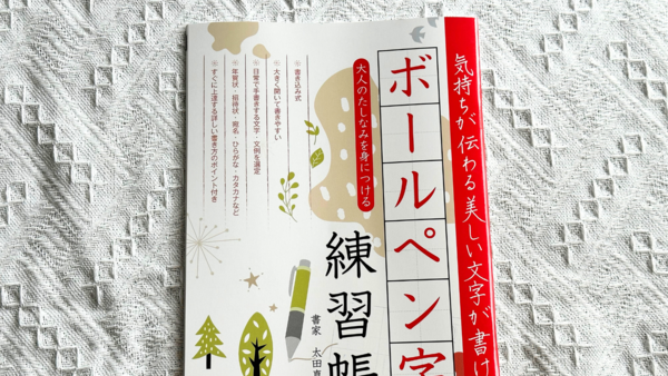 セリアで見つけた「ボールペン字練習帳」 : 365日のとっておき家事