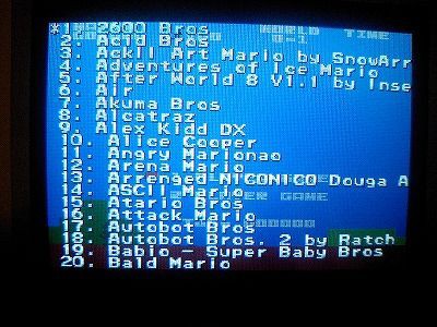 スーパーマリオのハックロムin1 タイトル一覧 パチモノゲームで遊ぶ男 バックアップ スーパーマリオのハックロムin1 タイトル一覧 パチモノゲームで遊ぶ男 バックアップ