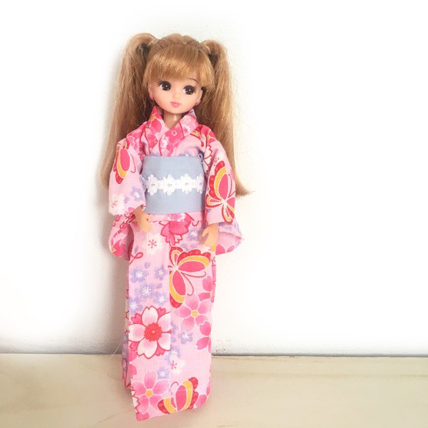 総裏地の着物の型紙を公開いたします＜暫定版＞ : リカちゃん服