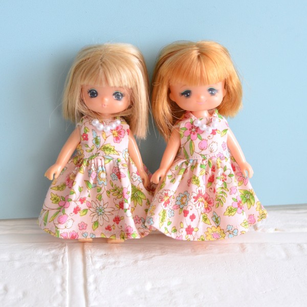 11cmドールサイズのワンピースとケープを作りました！ : リカちゃん服