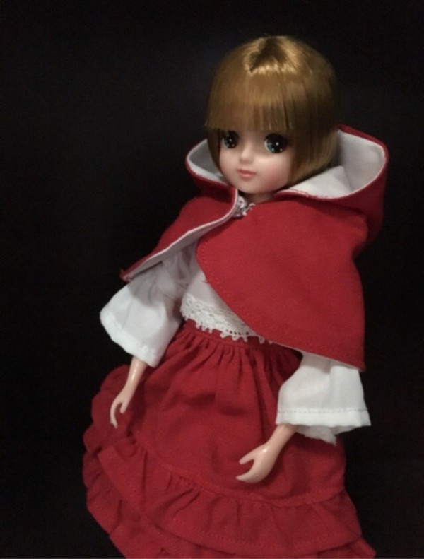 ラブリーな赤ずきんきらちゃんと色髪リカちゃん💕 : リカちゃん服