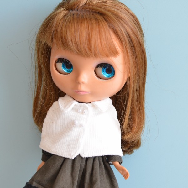 1/6ドールサイズのケープを作ってみました : リカちゃん服ハンドメイド