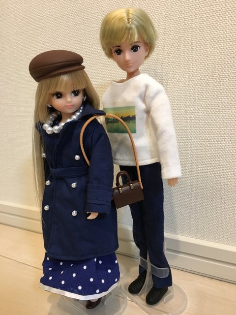 おしゃれなリカちゃんと王子様はるとくん リカちゃん服ハンドメイド りんごぽんのおうち 札幌市