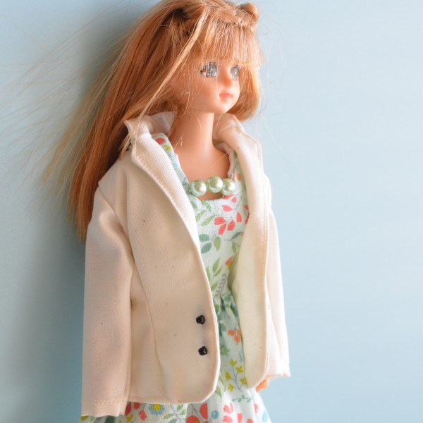 リカちゃんボーイフレンド、27cmドールサイズのジャケットを作りました