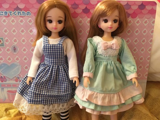 かわいいリカちゃんたちがお洋服を着てくださいました リカちゃん服ハンドメイド りんごぽんのおうち 札幌市