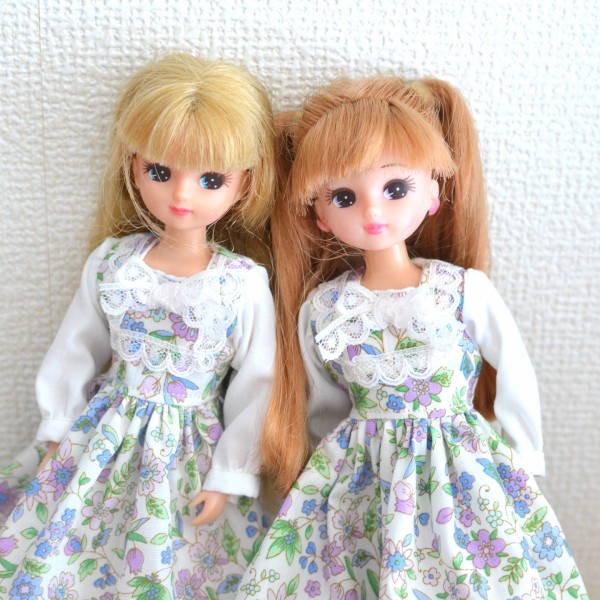 花柄のワンピース 楽譜を買いました リカちゃん服ハンドメイド りんごぽんのおうち 札幌市