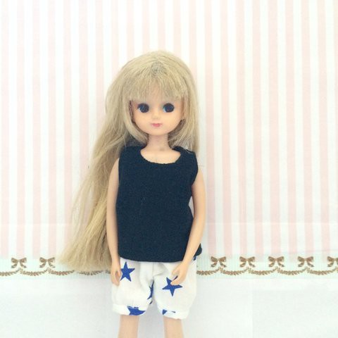 タンクトップとかぼちゃぱんつ(´Д` ※） : リカちゃん服ハンドメイド